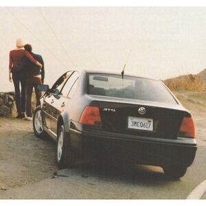 Vintage 1999 Volkswagen Jetta Print Ad Y2K Minimalist Euro Car Aesthetic